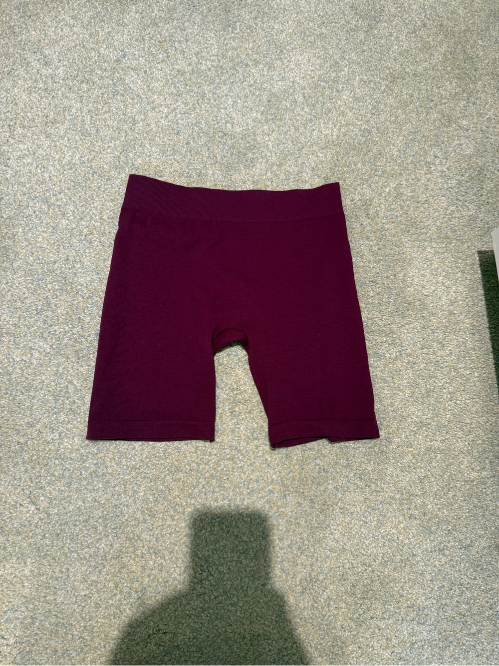 Free People Intimately Seamless Biker Shorts - Burgundy/Wine Color size XS/S - Picture 3 of 4